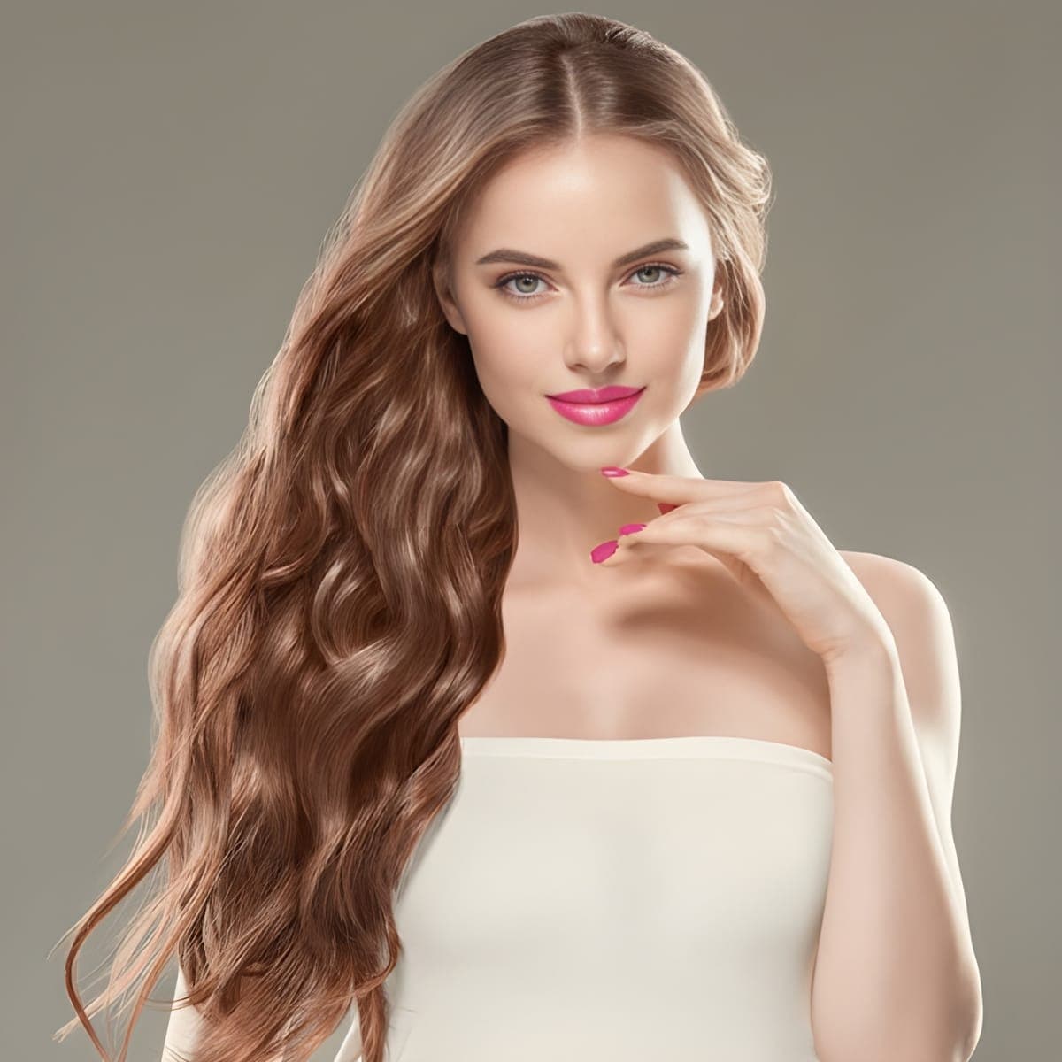 Styled hair showcase